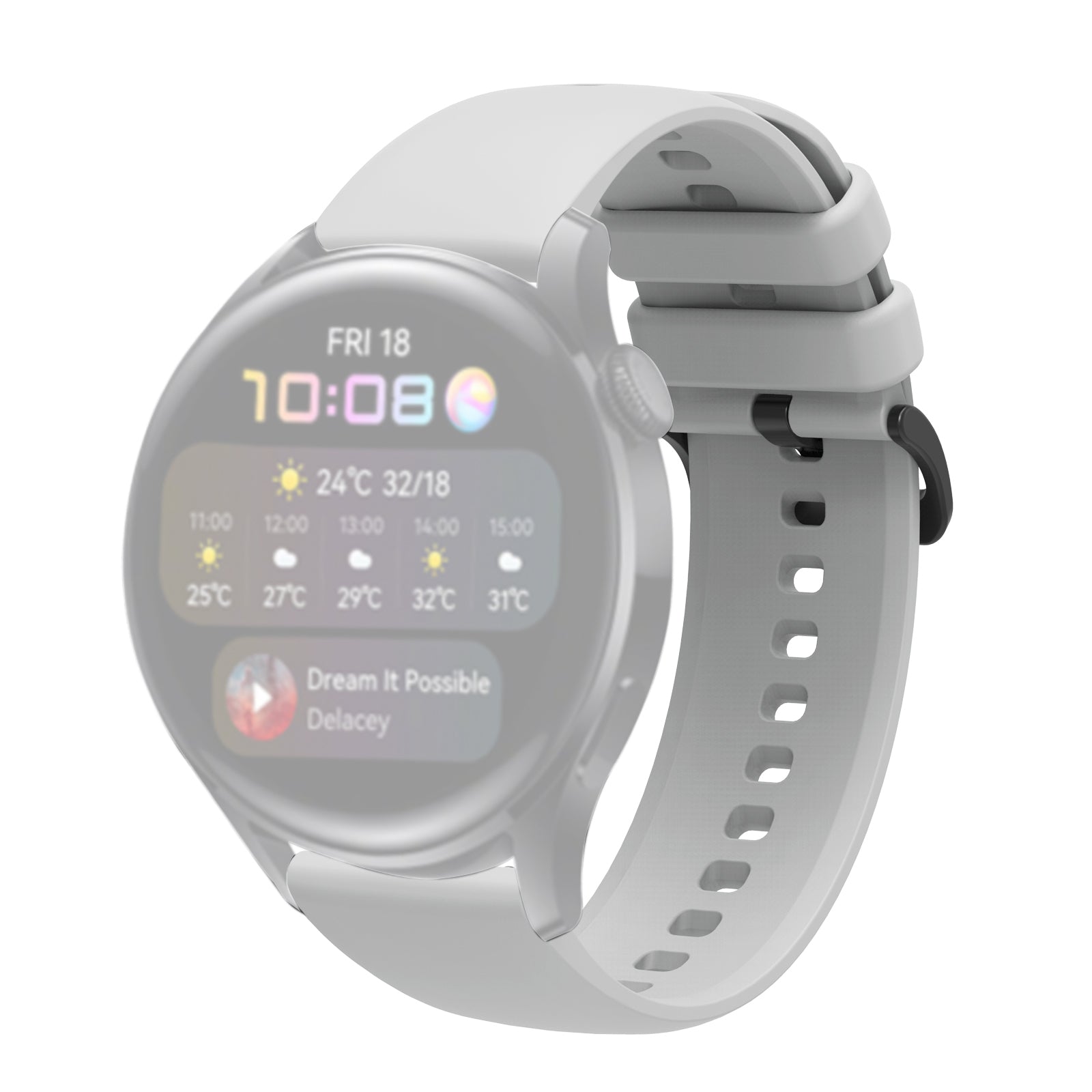 Waterproof Sports Solid Color 22mm Silicone Watch Strap for Samsung Gear S3 Huawei Watch 3 Waterproof Sports Solid Color 22mm Silicone Watch Strap for Samsung Gear S3 Huawei Watch 3